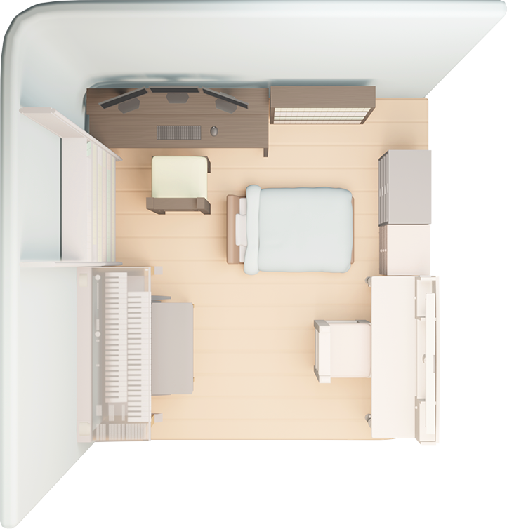 3Dモデル：私の部屋